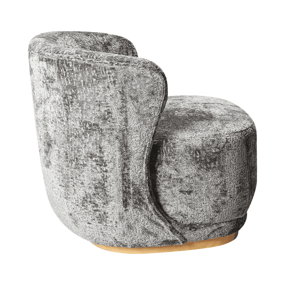 Sedia a riposo del cuscino di spugna grigia