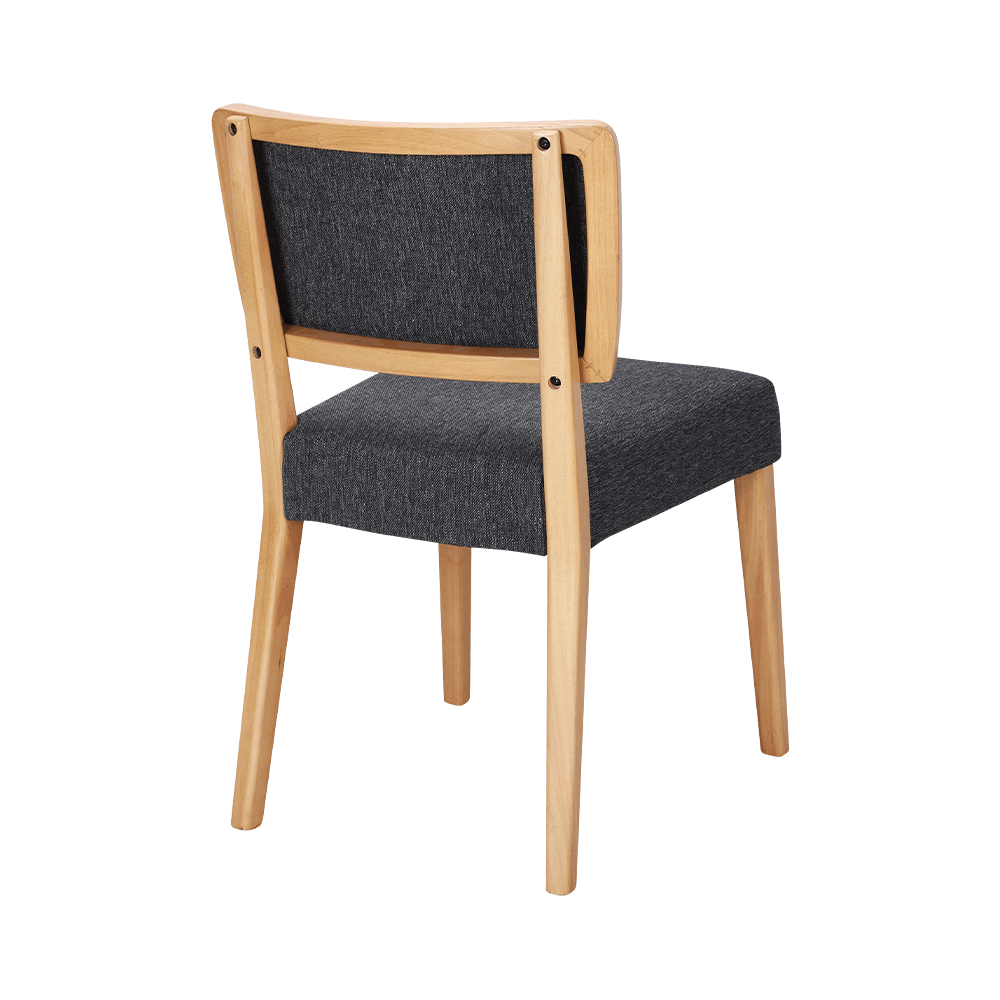 Cuscino in schiuma in pelle sedia da pranzo in legno massiccio