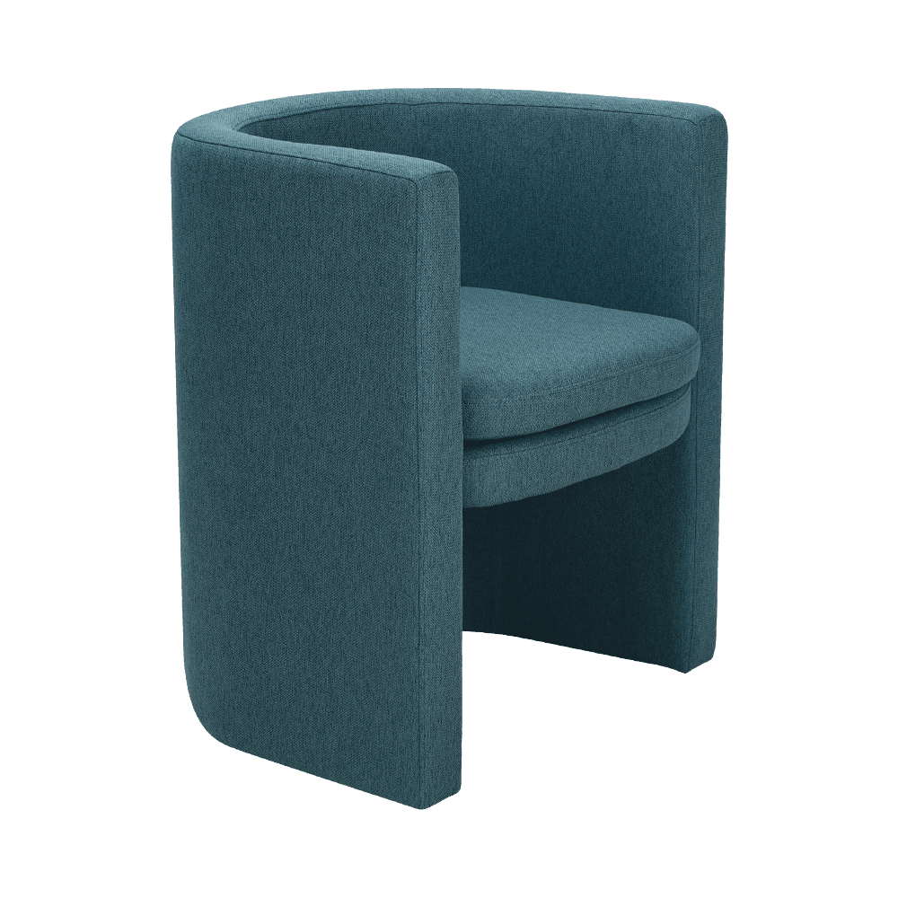 Sedia a riposo del telaio blu blu navy